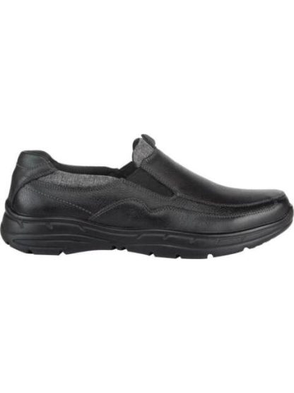 MOCASIN CONFORT PIEL NEGRO CALZADO PAZSTOR