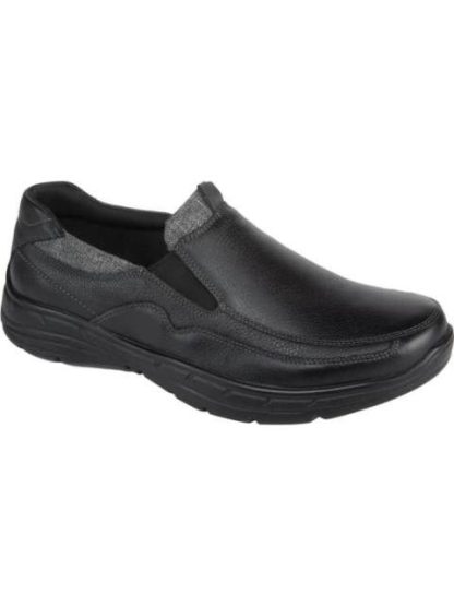 MOCASIN CONFORT PIEL NEGRO CALZADO PAZSTOR - Image 2