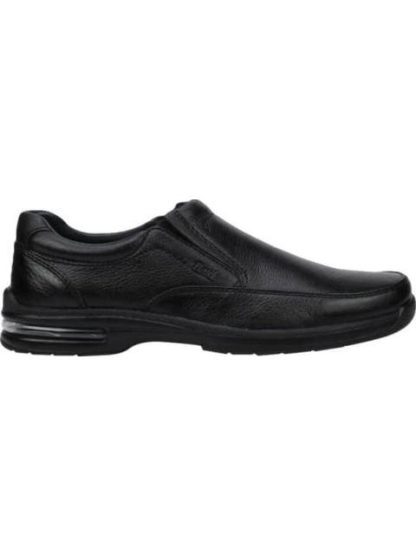 MOCASIN DE PIEL CON BURBUJA DE AIRE NEGRO FLEXI