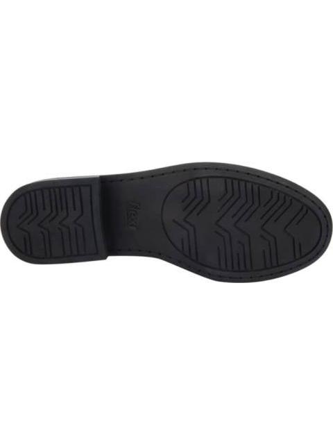 MOCASIN DE PIEL CON MOTAS NEGRO FLEXI - Image 4
