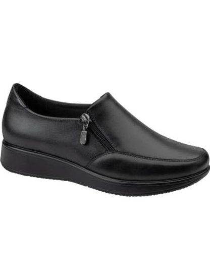 MOCASIN DE PIEL NEGRO CALZADO PAZSTOR