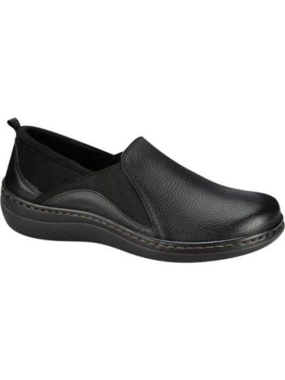 MOCASIN DE PIEL NEGRO FLEXI