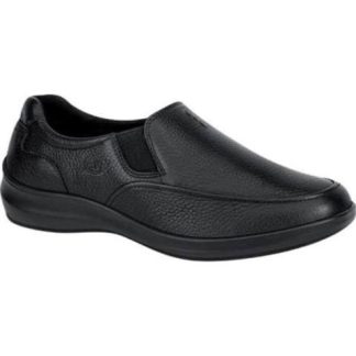 MOCASIN DE PIEL NEGRO FLEXI