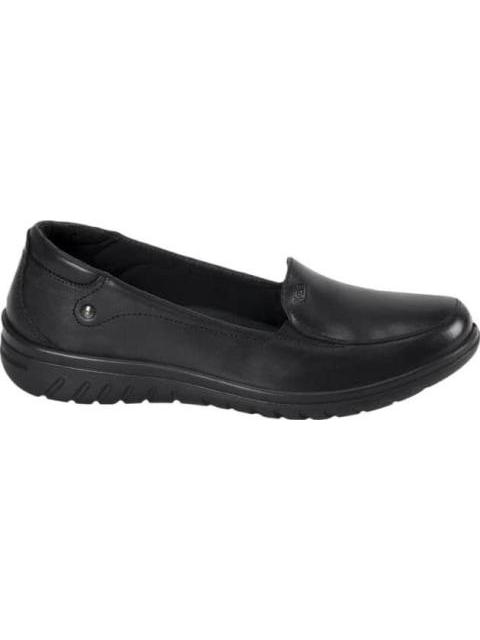 MOCASIN DE PIEL NEGRO FLEXI