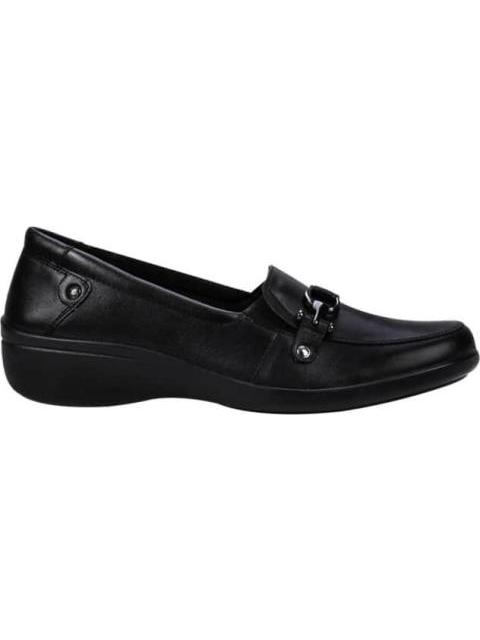 MOCASIN DE PIEL NEGRO FLEXI