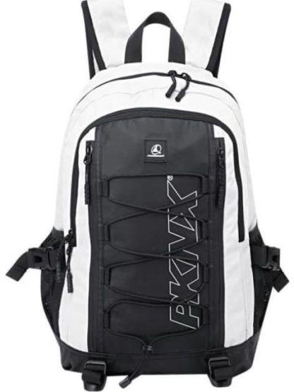 MOCHILA CON PORTALAPTOP BLANCO/NEGRO PROKENNEX