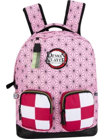 MOCHILA DEMON SLAYER ROSA DEMON SLAYER
