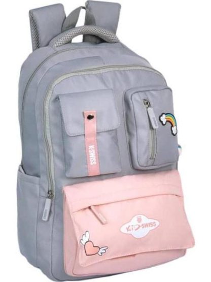 MOCHILA ESCOLAR GRIS K-SWISS - Image 4