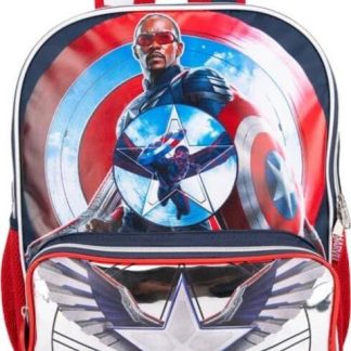 MOCHILA ESCOLAR INFANTIL AZUL CAPITAN AMERICA