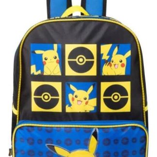 MOCHILA ESCOLAR INFANTIL AZUL POKEMON