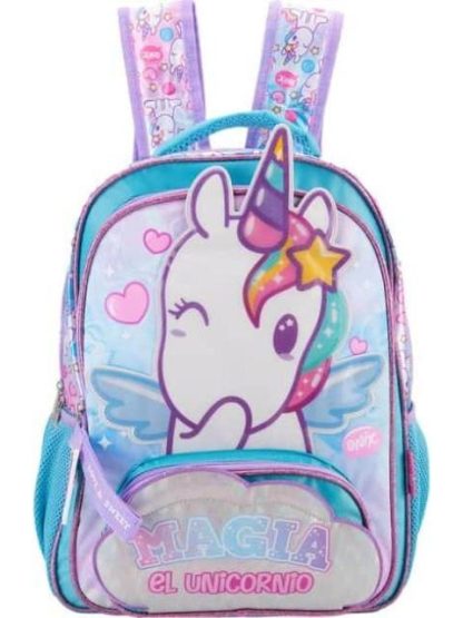 MOCHILA ESCOLAR INFANTIL AZUL TURQUESA ONIX
