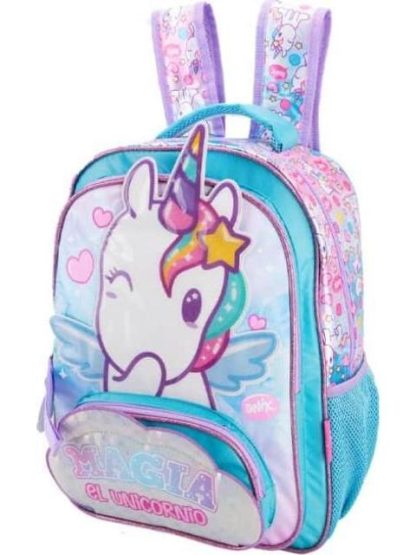 MOCHILA ESCOLAR INFANTIL AZUL TURQUESA ONIX - Image 4