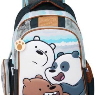 MOCHILA ESCOLAR INFANTIL GRIS WE BARE BEARS