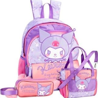 MOCHILA ESCOLAR INFANTIL LILA KUROMI