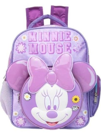 MOCHILA ESCOLAR INFANTIL LILA MINNIE