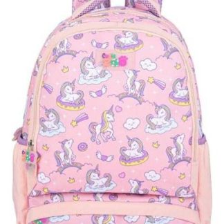 MOCHILA ESCOLAR ROSA CUTIE ZOO
