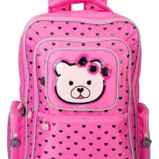 MOCHILA ESCOLAR ROSA PRETTY BEAR