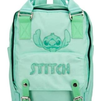 MOCHILA ESCOLAR STITCH AZUL MENTA STITCH