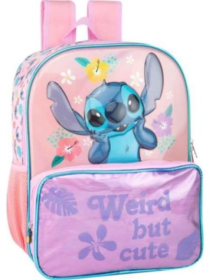 MOCHILA ESCOLAR STITCH ROSA STITCH - Image 2