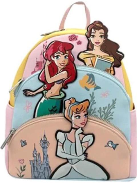 MOCHILA MORRAL MALETA BACKPACK PRINCESAS PRI2 MULTICOLOR PRINCESAS
