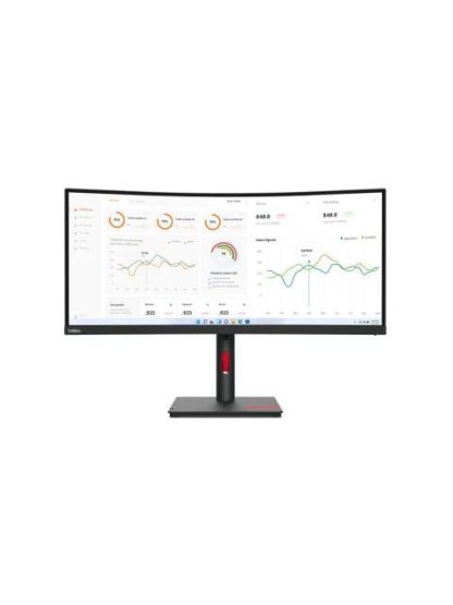 MONITOR CURVO LENOVO THINKVISION T34W-30 LED 34 3440X1440 ULTRA WIDE QUAD HD 60HZ HDMI-DISPLAYPORT NEGRO
