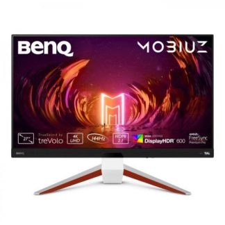 MONITOR GAMER BENQ MOBIUZ EX2710U LED IPS 27 4K ULTRA HD FREESYNC PREMIUM 144HZ HDMI BOCINAS INTEGRADAS 2 X 2W + WOOFER 5W BLANCO