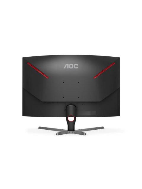 MONITOR GAMER CURVO AOC C32G3E LED 31.5 1920X1080 FULL HD FREESYNC 165HZ HDMI-DISPLAYPORT NEGRO-ROJO - Image 5