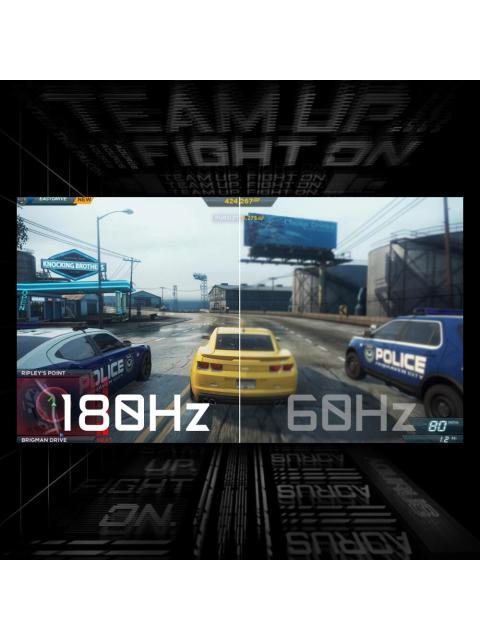 MONITOR GAMER CURVO GIGABYTE GS27FC LCD 27 1920X1080 FULL HD FREESYNC 180HZ HDMI-DISPLAYPORT NEGRO - Image 8