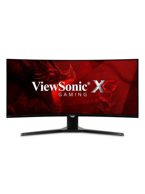 MONITOR GAMER CURVO VIEWSONIC VX3418-2KPC LED 34 3440X1440 ULTRA WIDE QUAD HD 144HZ HDMI-DISPLAYPORT BOCINAS INTEGRADAS NEGRO