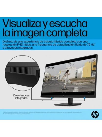 MONITOR HP P27H G5 LCD 27 1920X1080 FULL HD 75HZ HDMI-DISPLAYPORT BOCINAS INTEGRADAS NEGRO - Image 7