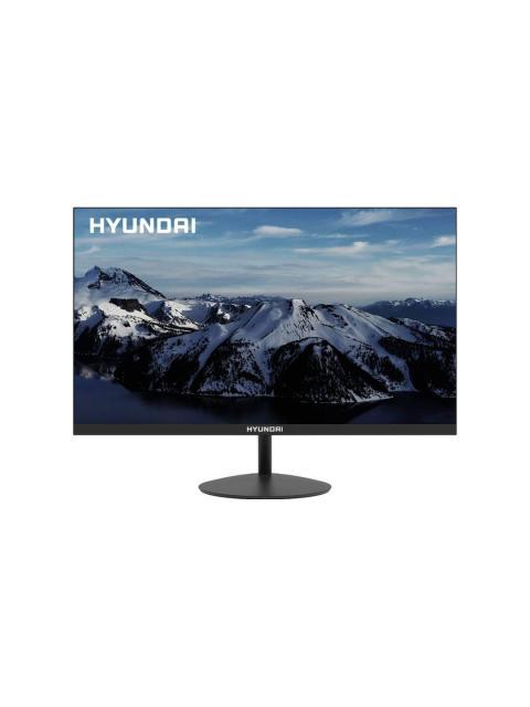 MONITOR LED HYUNDAI 23.8 PULGADAS HT24FOMBK02 RESOLUCION 1920X1080 FULL HD MONTAJE VESA INCLUYE CABLE HDMI NEGRO