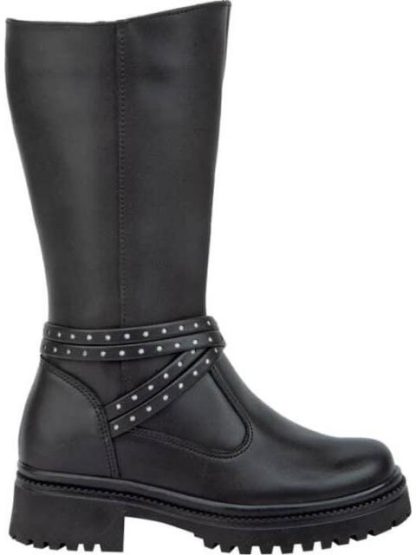 MONTAR BOTA LARGA NEGRO YU YIN
