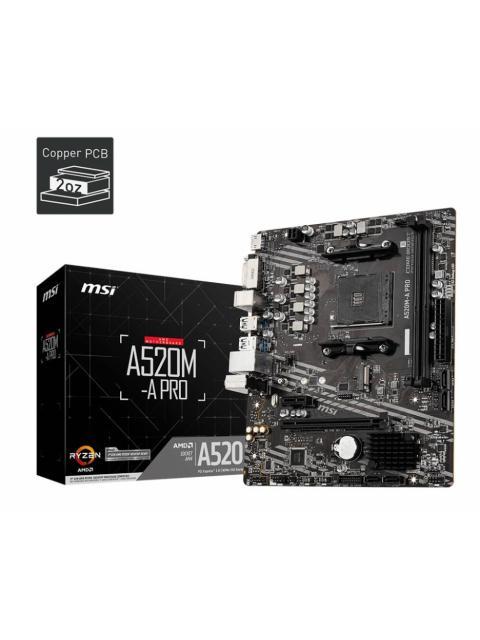 MOTHERBOARD MSI A520MA PRO SOCKET AM4 MICROATX SOPORTA PROCESADORES RYZEN 5000 Y 3000 Y 4000G SERIES - Image 5