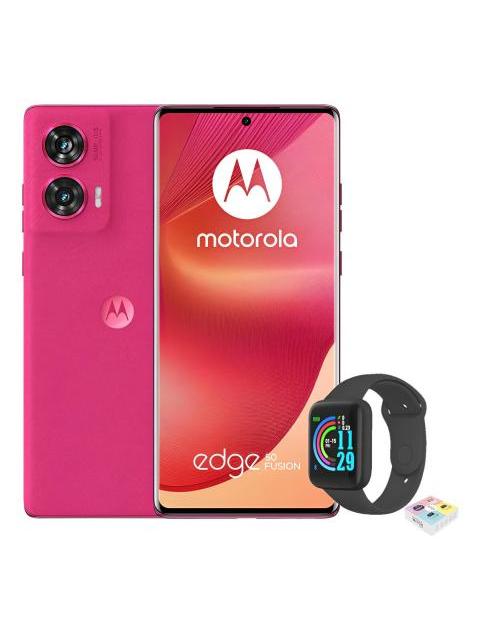 MOTOROLA EDGE 50 FUSION 5G 256GB 8RAM PINK + WATCH SMART MACARON