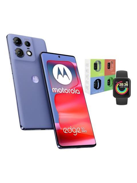 MOTOROLA FAMILIA EDGE 50 PRO DUAL 512GB 12RAM BLUE + WATCHMACARON