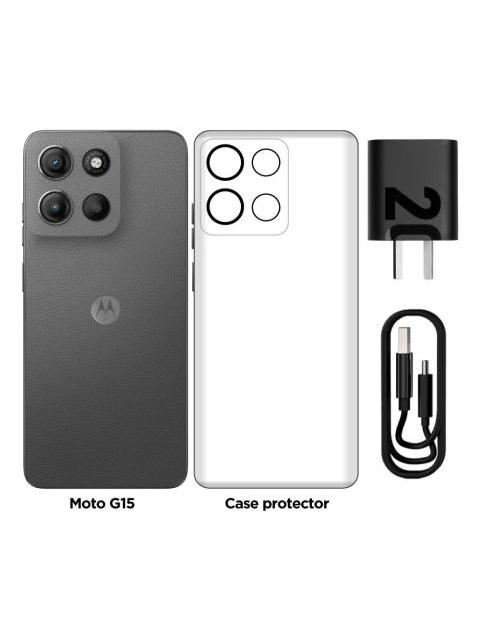 MOTOROLA G15 DUAL SIM 256GB 4GB RAM GRIS - Image 5