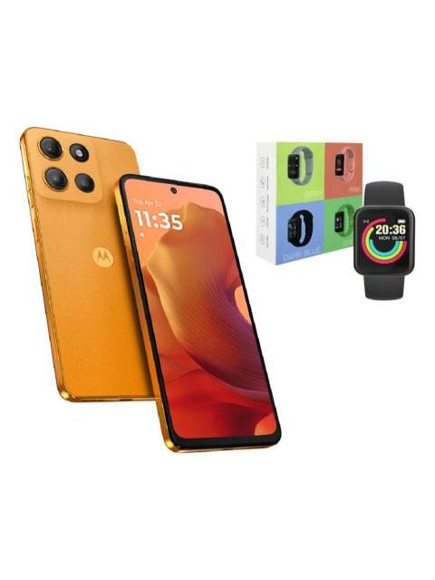 MOTOROLA MOTO G15 128GB 4GB RAM NARANJA + SMARTWATCH MACARON - Image 3