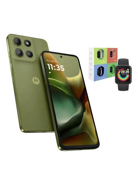 MOTOROLA MOTO G15 128GB 4GB RAM VERDE + WATCH MACARON