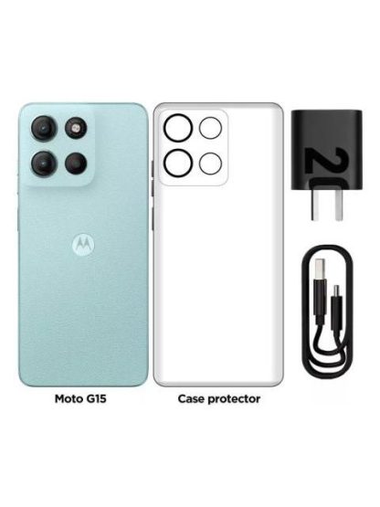 MOTOROLA MOTO G15 512GB + 4GB RAM AZUL CLARO - Image 3