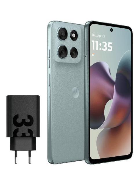 MOTOROLA MOTO G56 5G DUAL SIM 256 GB GRIS 8 GB RAM 5200 MAH GORILLA GLASS 7I CERTIFICACION MILITAR IP68 SUMERGIBLE.