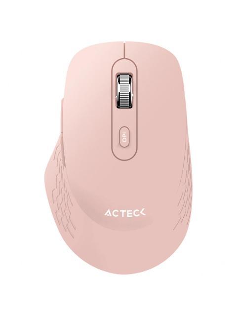MOUSE ACTECK OPTIMIZE FLOW MI480 INALAMBRICO OPTICO 1.600DPI RF INALAMBRICO ROSA