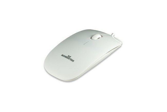 MINI MOUSE MANHATTAN OPTICO SILUETA ALAMBRICO 1000DPI USB BLANCO - Image 4