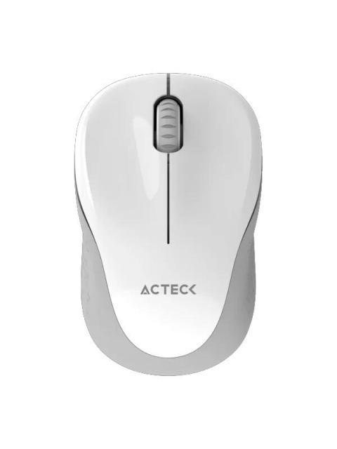 MOUSE ERGONOMICO ACTECK OPTICO OPTIMIZE TRIP MI480 INALAMBRICO USB-A 1600DPI BLANCO