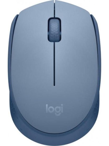 MOUSE ERGONOMICO LOGITECH OPTICO M170 INALAMBRICO USB 1000DPI AZUL