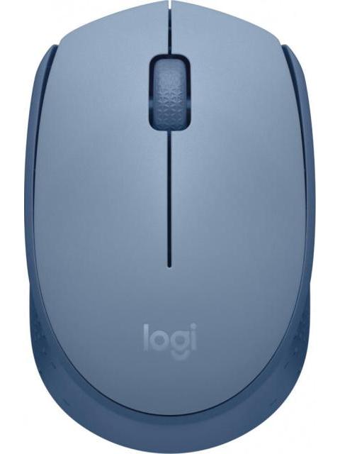 MOUSE ERGONOMICO LOGITECH OPTICO M170 INALAMBRICO USB 1000DPI AZUL