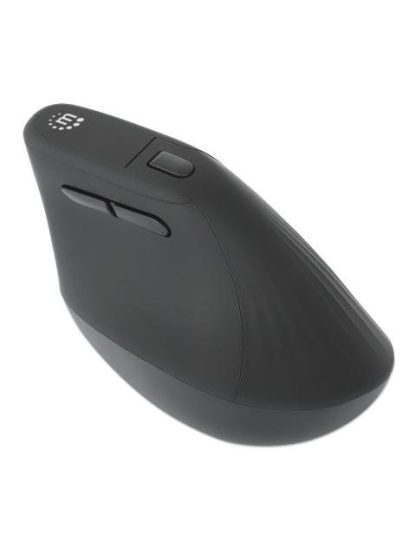 MOUSE ERGONOMICO MANHATTAN 190336 INALAMBRICO OPTICO 1.600DPI RF INALAMBRICO NEGRO - Image 2