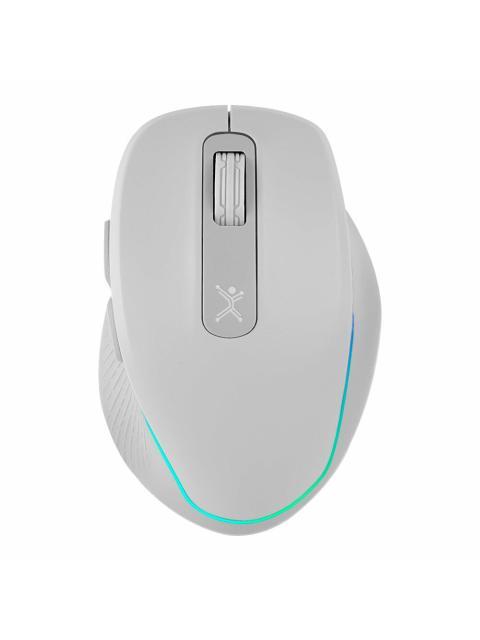 MOUSE ERGONOMICO PERFECT CHOICE LUMIERE PRO INALAMBRICO USB-C 1600DPI BLANCO