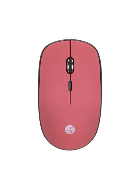 MOUSE ERGONOMICO TECHZONE TZMOUINA03 INALAMBRICO USB 1200DPI ROJO