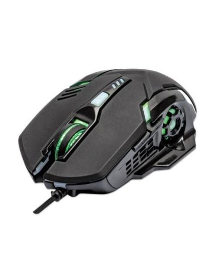 MOUSE GAMER ERGONOMICO MANHATTAN OPTICO ALAMBRICO USB 3200DPI NEGRO - Image 5