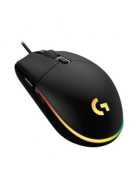 MOUSE GAMER LOGITECH G203 LIGHTSYNC - ALAMBRICO - USB - 8000 DPI - RGB - NEGRO